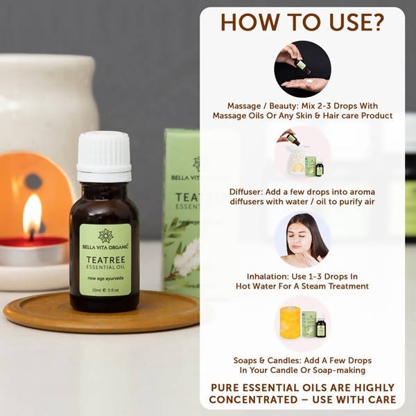 Bella Vita Organic Tea Tree Essential Oil | Grocsy