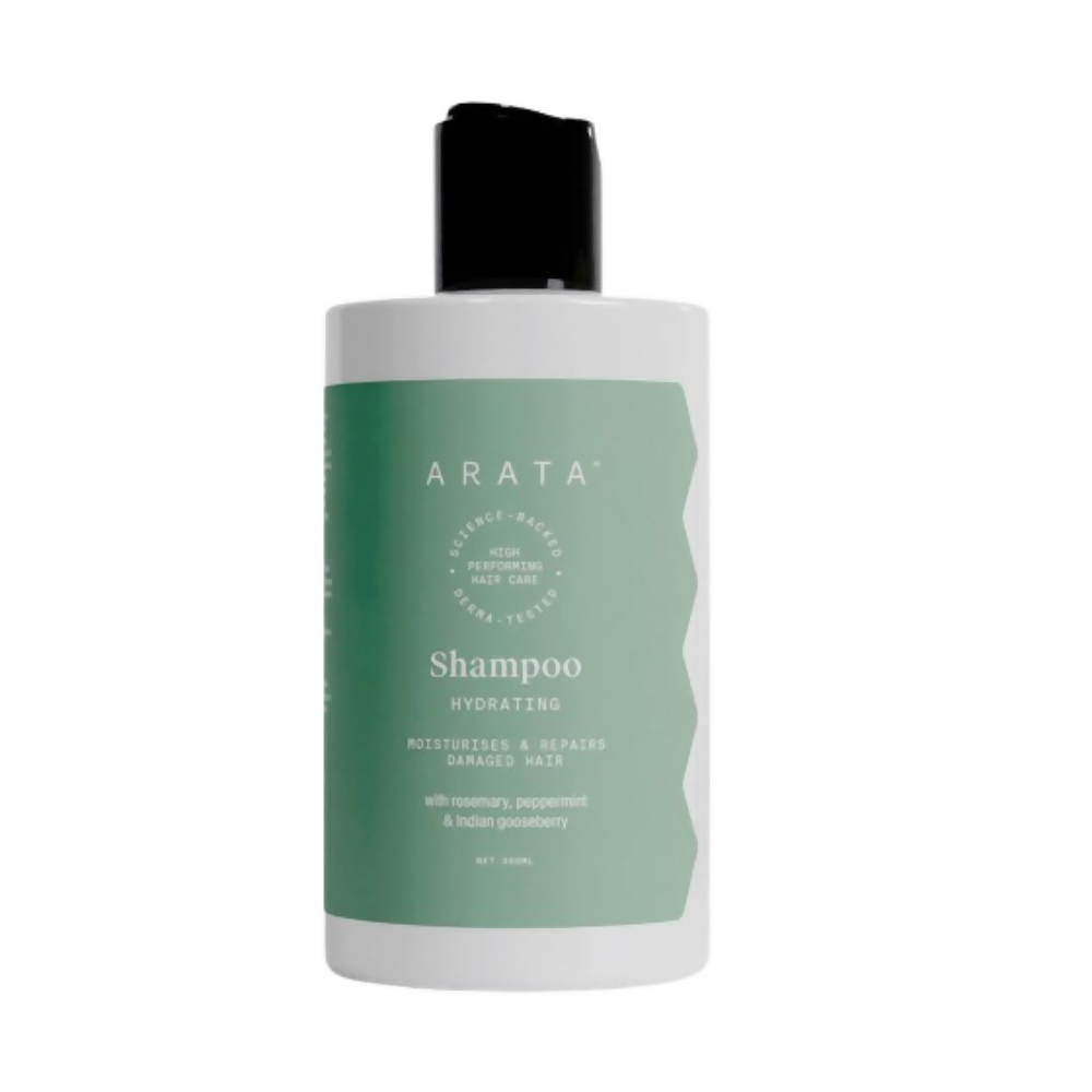 Arata SLS & Paraben Free Hydrating Shampoo With Ginkgo, Ginger & Indian Gooseberry | Grocsy