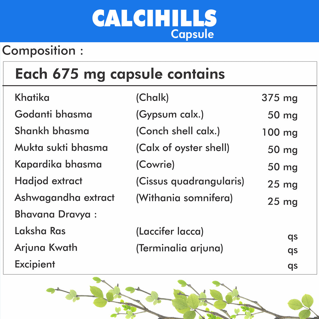 Herbal Hills Ayurveda Calcihills Capsules | Grocsy