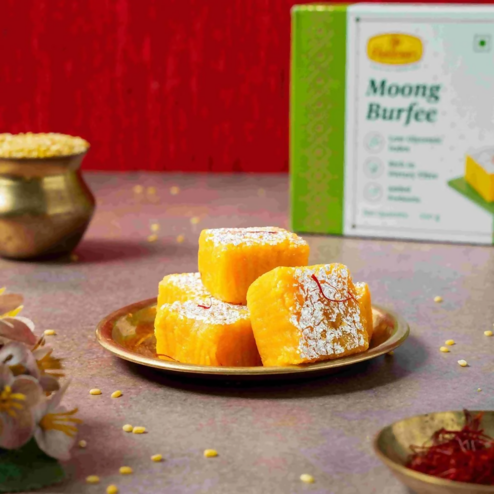 Haldiram's Moong Burfee -No Added Sugar | Grocsy