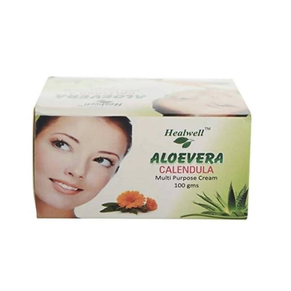 Healwell Aloevera Calendula Face Cream | Grocsy