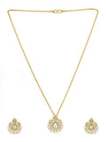 Kundan Antique Finish Earrings and Necklace set - Ruby Raang | Grocsy