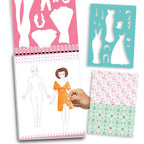 Dreamland Publications Style Studio Fashion Sketch Activity Book 1 for Girls Age 4-8 years | Grocsy