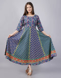 Vamika Multicolor Cotton Printed Party/Casual Wear Kurti (GAM27K) | Grocsy