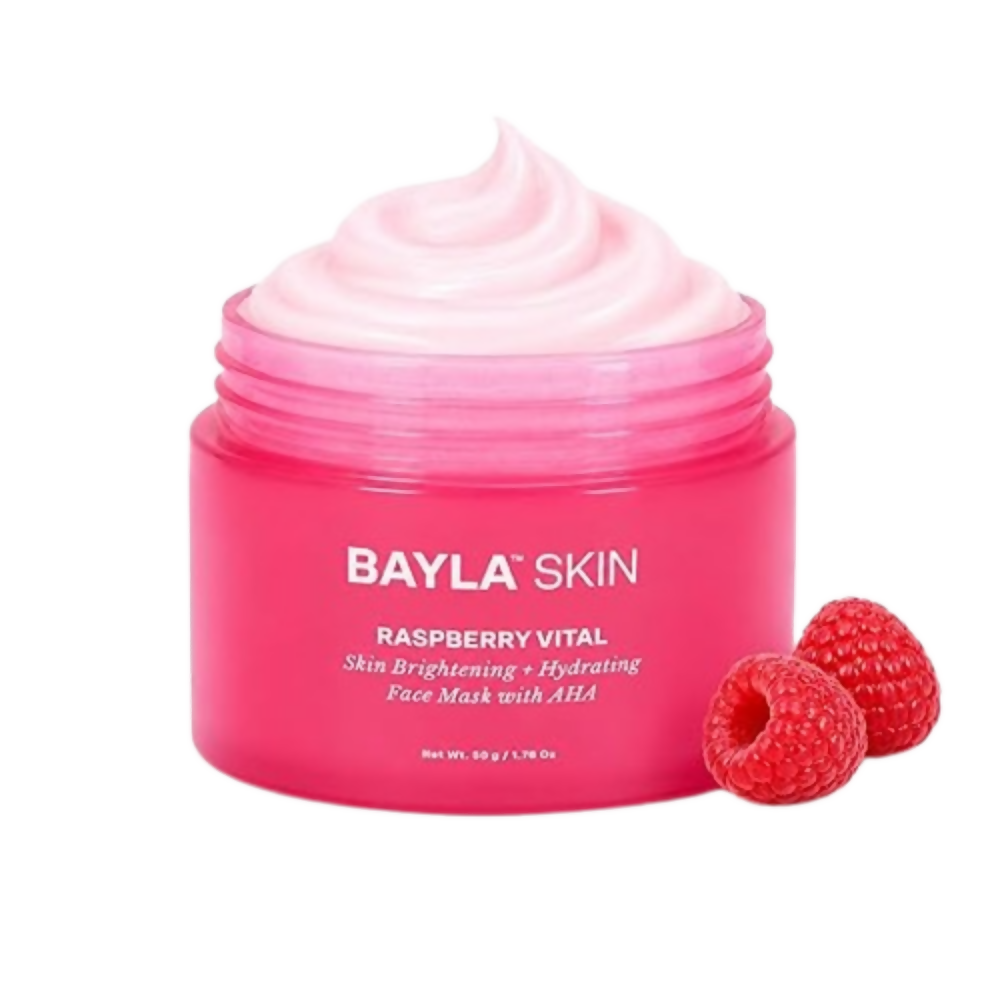 Bayla Skin Raspberry Glow Face Mask | Grocsy