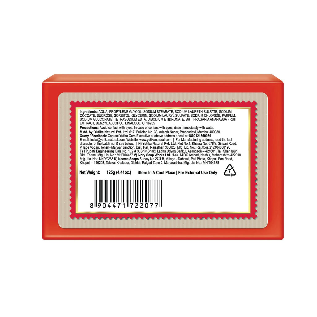 Nisha Strawberry Body Cleansing Soap Bar | Grocsy