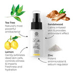 Brillare Oil Away Face Toner For With Tea Tree, Lemon & Zinc | Grocsy