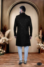 Joban Fashion Men's Black TR Kurta with Pyjama | Grocsy