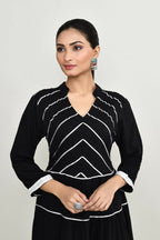 Joban Fashion Black Rayon Tunic | Grocsy