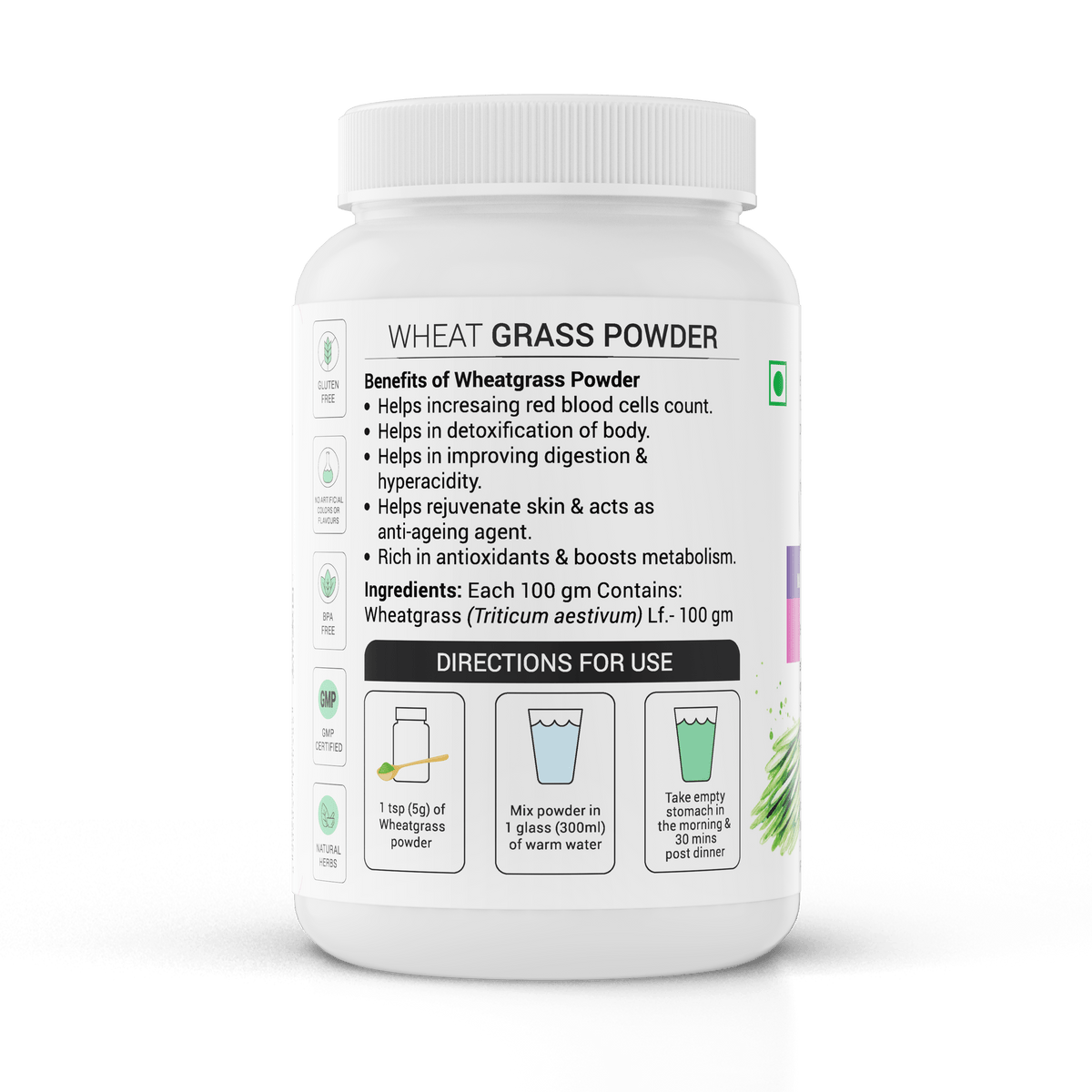 Krishna'S Herbal & Ayurveda Wheatgrass Powder | Grocsy