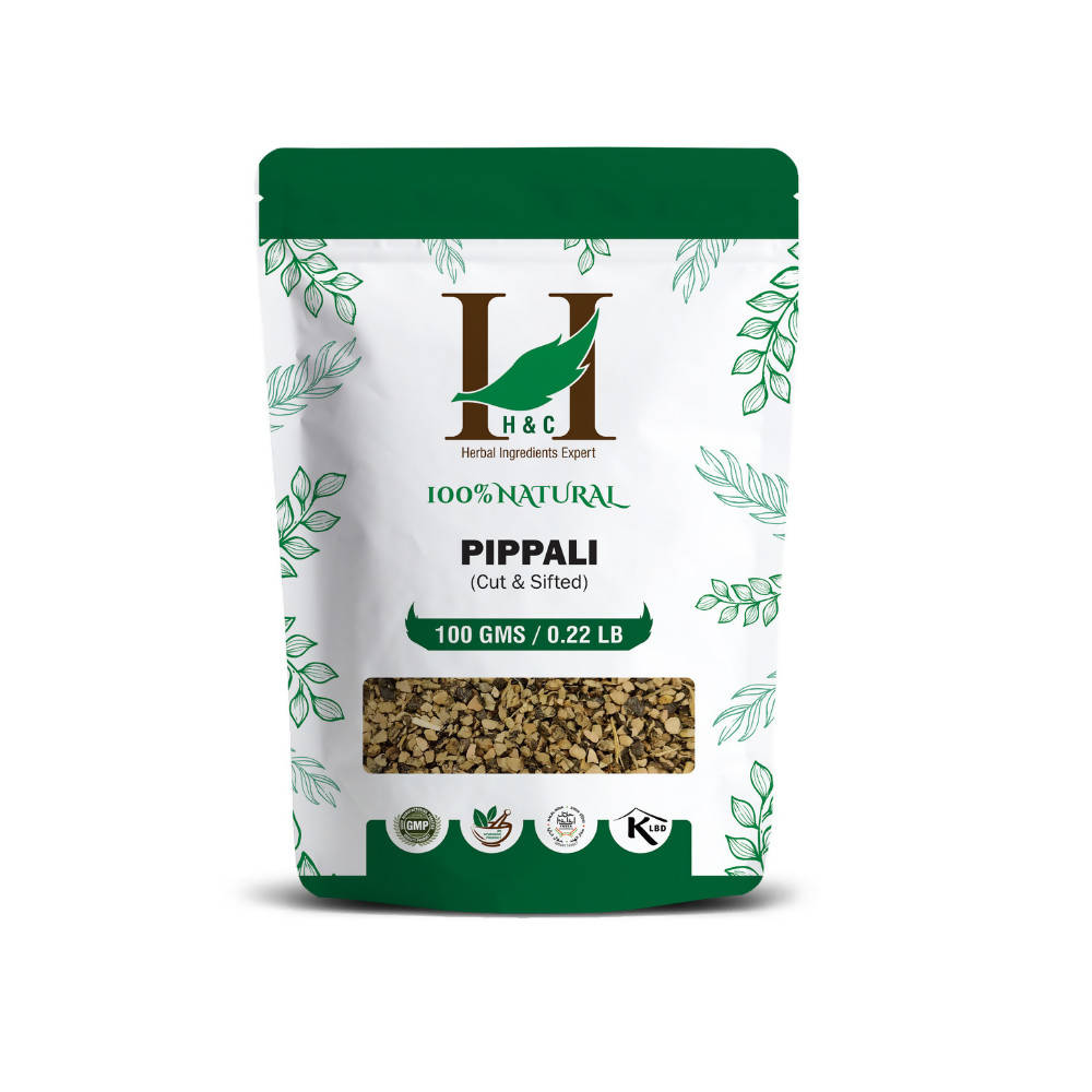 H&C Herbal Pippali Cut & Shifted Herbal Tea Ingredient | Grocsy