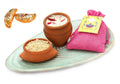 Ghasitaram Holi Gifts Sweets - Herbal Thandai Powder with Holi Gujiya Sweets | Grocsy
