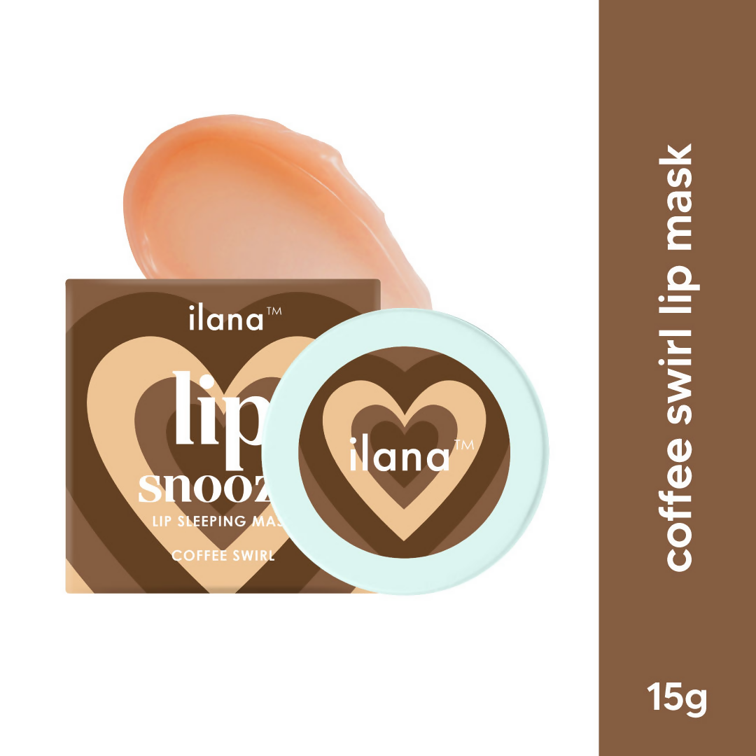 Ilana Lip Snooze Overnight Healing Vegan Lip Mask - Coffee Swirl | Grocsy