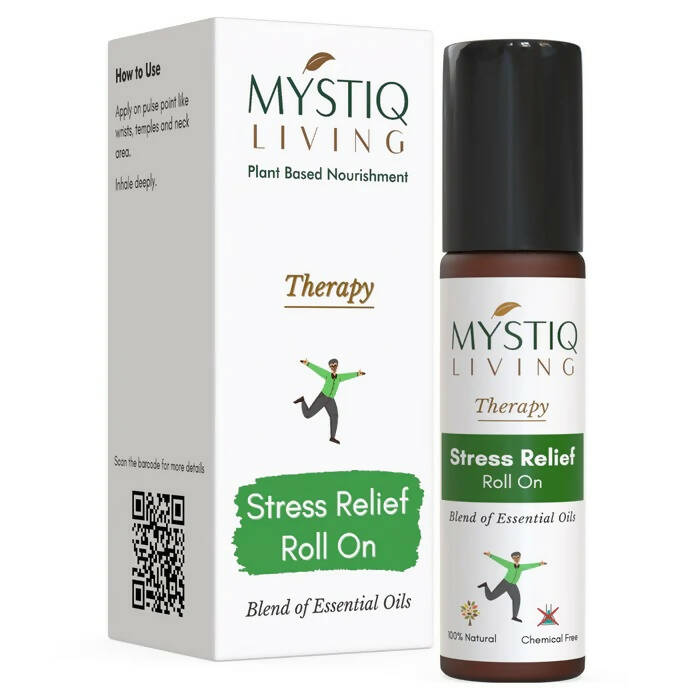 Mystiq Living Therapy Stress Relief Roll On | Grocsy
