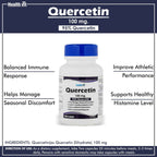 Healthvit Quercetin 100mg Capsules | Grocsy