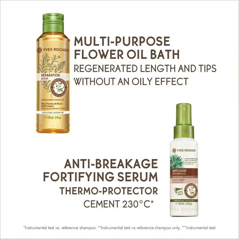 Yves Rocher Repair Anti Breakage Fortifying Hair Serum | Grocsy