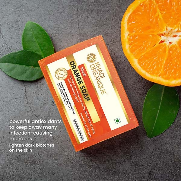 Khadi Organique Orange Soap | Grocsy