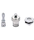 NILAY Whistle Regulator Brass Vent Pipe, Steel Weight Whistle and Silver Safety Valve for All Pressure Cookers (Silver)(Vent Pipe) | Grocsy