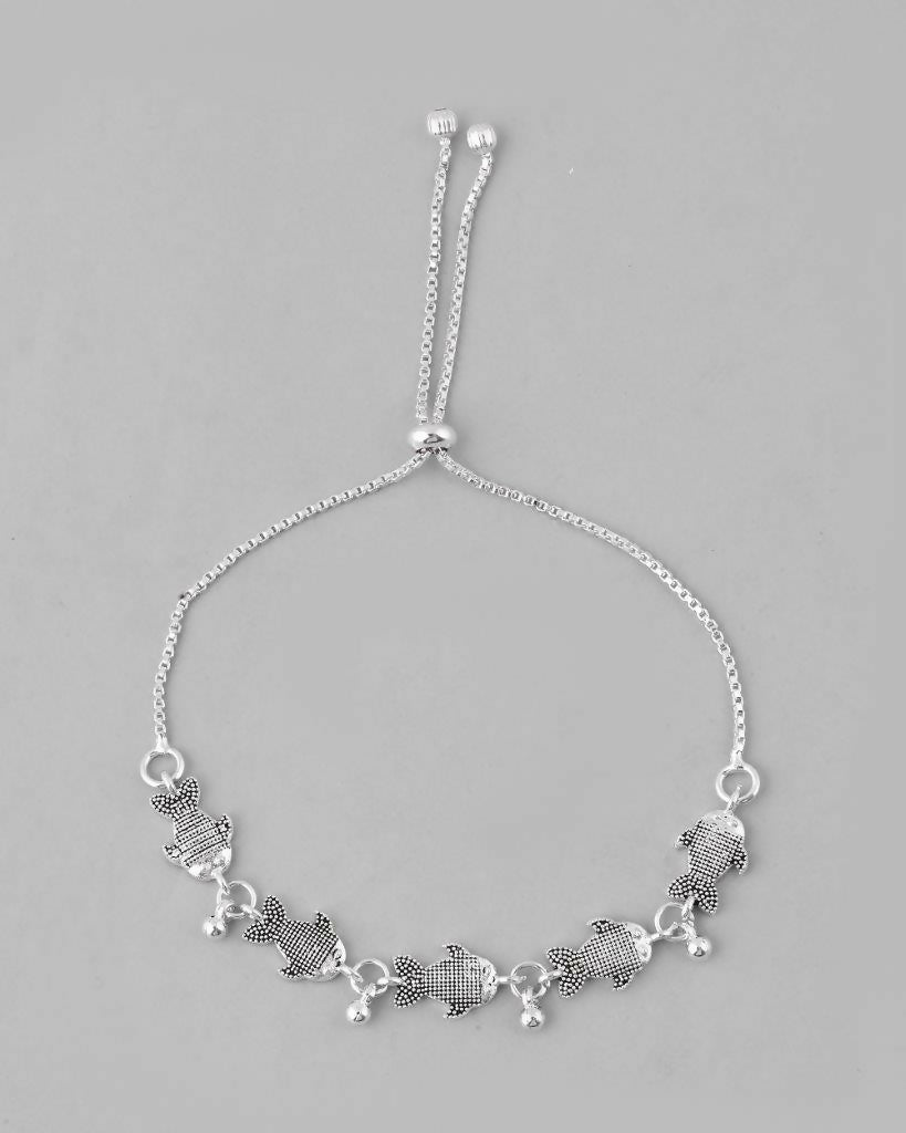 VOJ Set of 2 Traditional Fish Shapped Designer Anklet | Grocsy