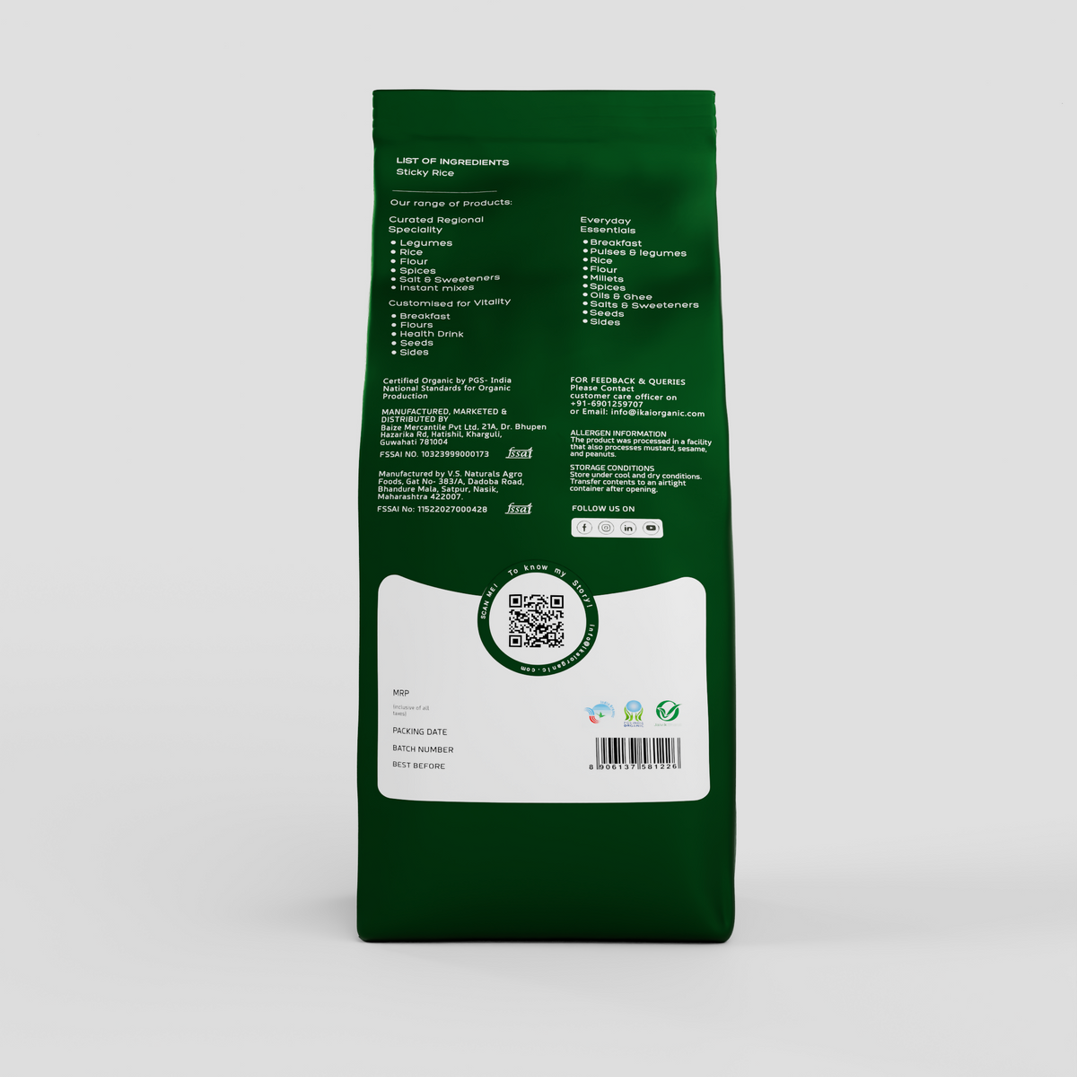 IKAI Natural Khasi Sticky Rice