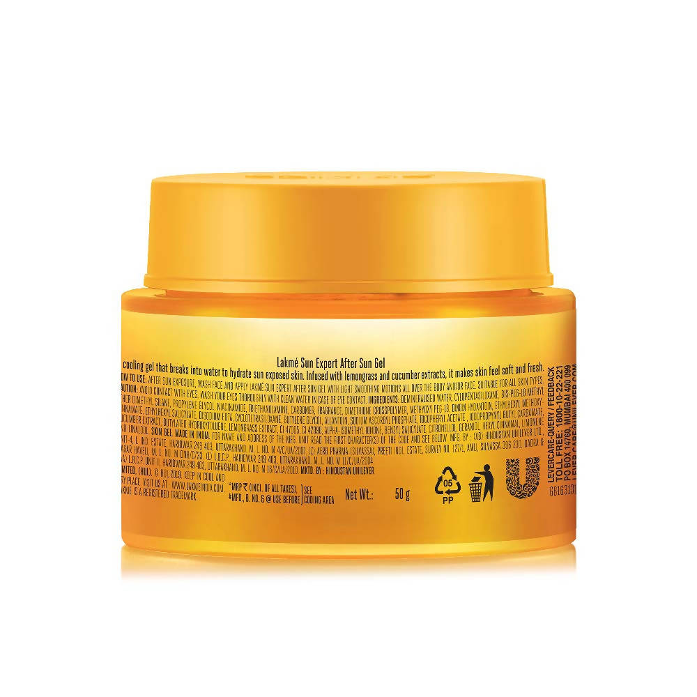 Lakme Sun Expert After Sun Cooling Gel | Grocsy