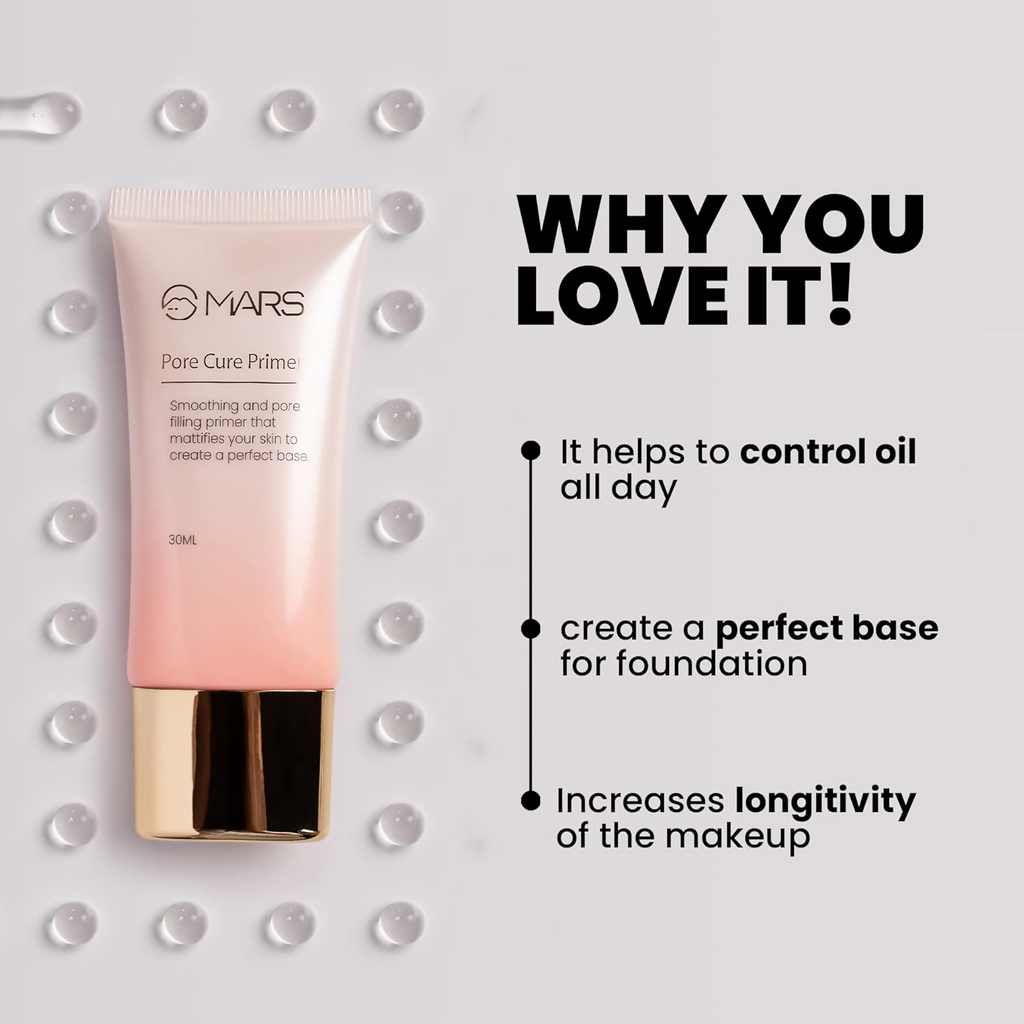 MARS Cosmetics Pore Cure Primer With Oil Control | Grocsy