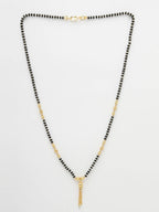 NVR Women Ethnic Gold-Polished Beaded Mangalsutra | Grocsy