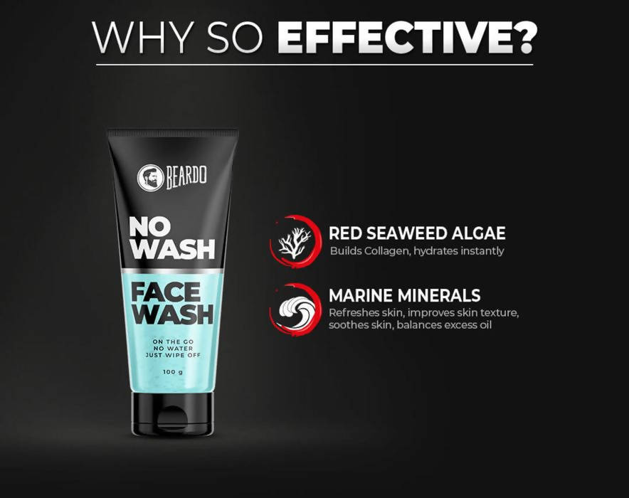 Beardo No Wash Face Wash | Grocsy