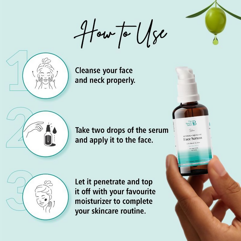 The Beauty Sailor Retinol + Squalane Face Serum | Grocsy