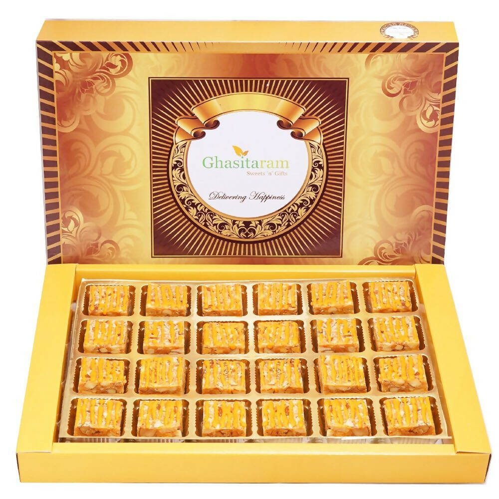 Ghasitaram Orange Dryfruit Bites | Grocsy