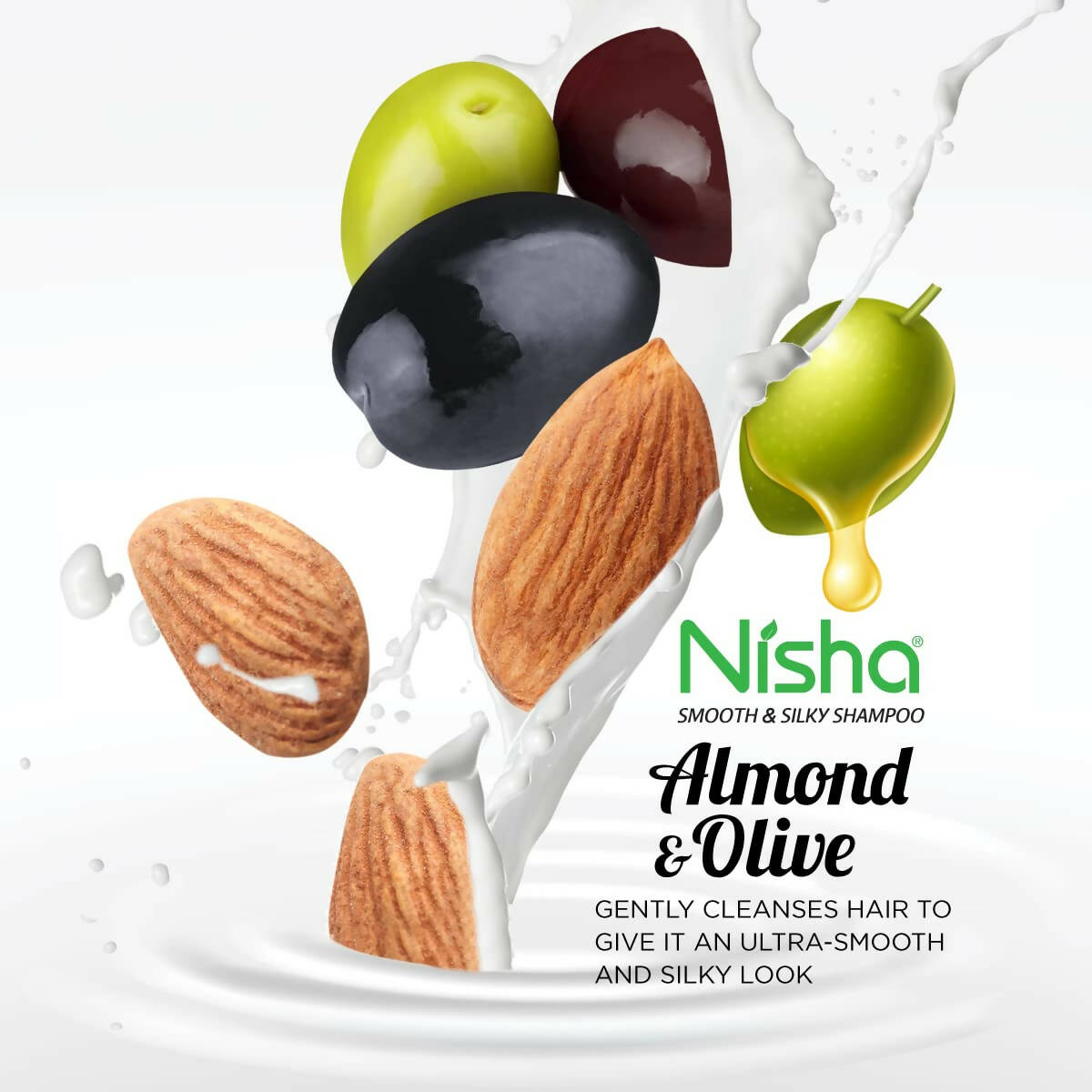Nisha Smooth Naturally Soft Silky Hair Shampoo | Grocsy