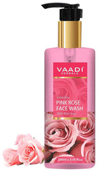 Vaadi Herbals InstaGlow Pink Rose Face Wash | Grocsy