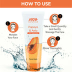 Nykaa Naturals Papaya & Amla Face Wash for Anti-Pigmentation | Grocsy