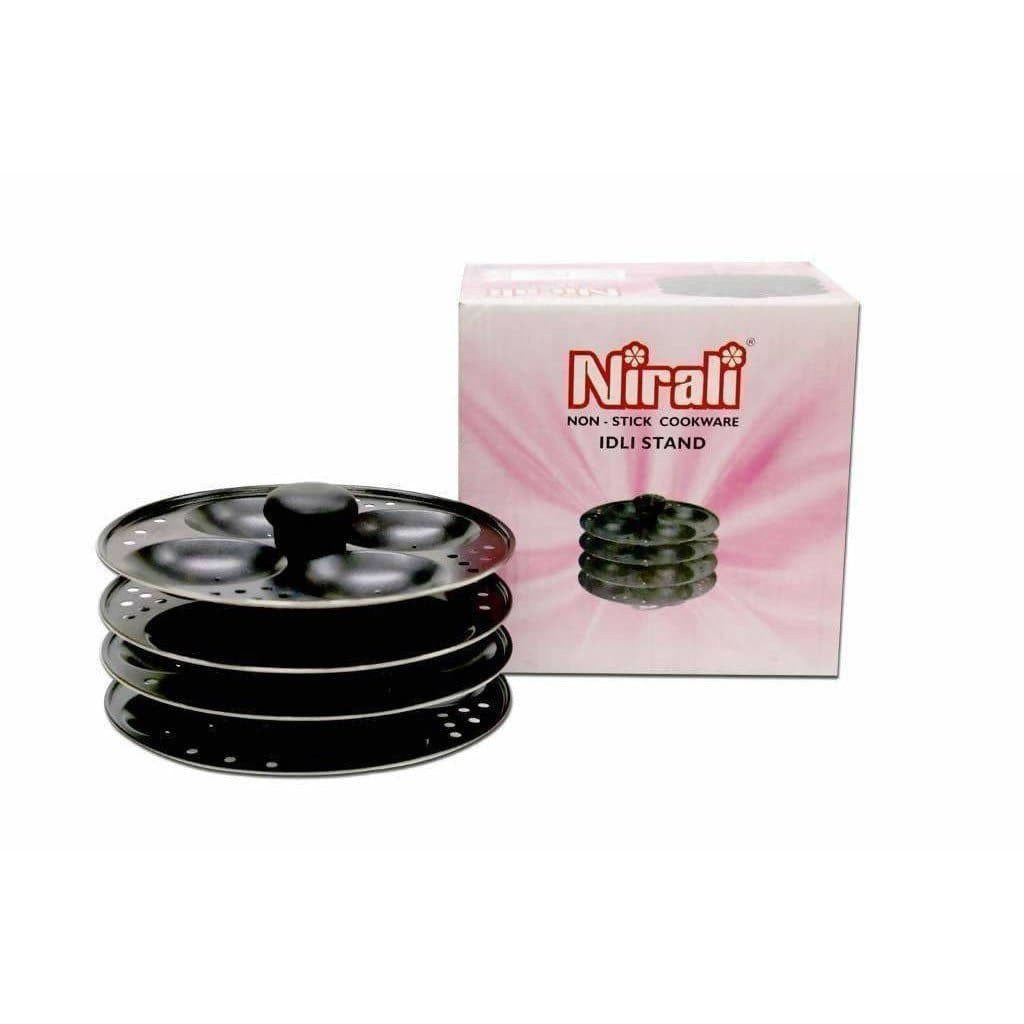 Nirali Non-Stick idli Stand (4 Plates) Non-Stick Idli Maker-Idli Cookware | Grocsy