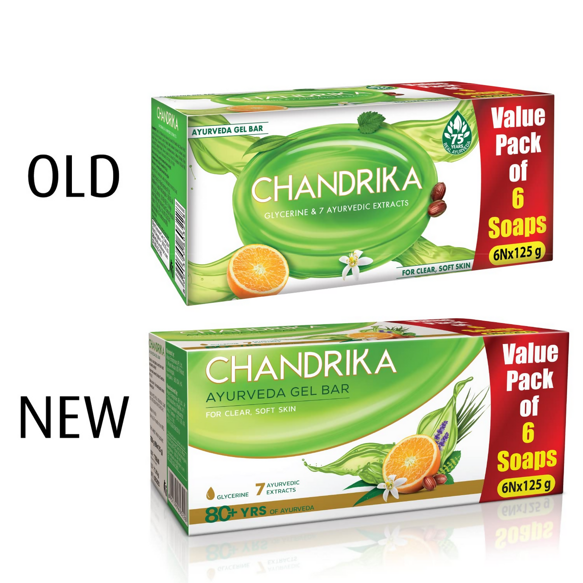 Chandrika Ayurvedic Glycerine Ayurveda Gel Bar | Grocsy
