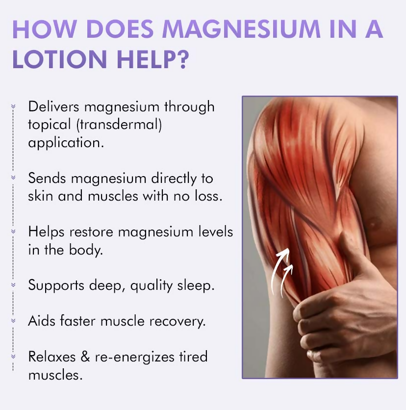 mCaffeine Take It Easy 10% Magnesium Body Lotion | Grocsy