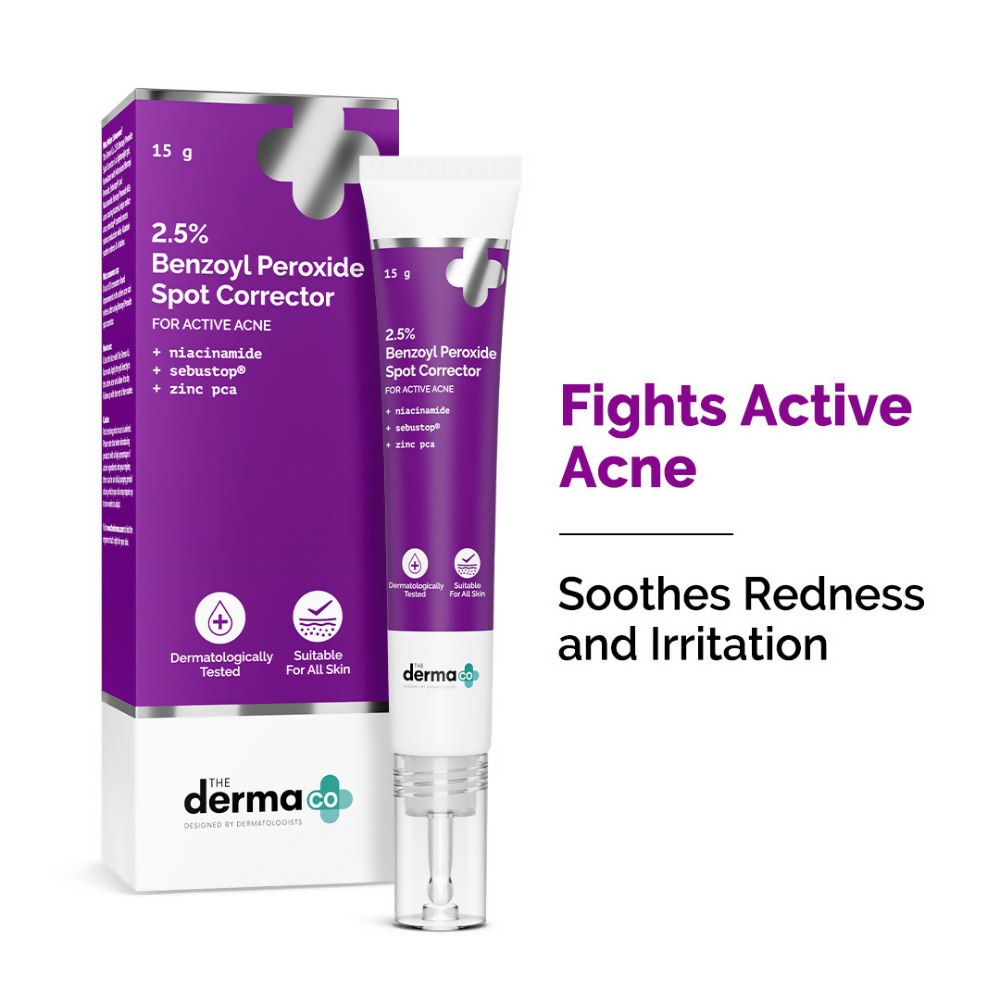 The Derma Co 2.5% Benzoyl Peroxide Spot Corrector | Grocsy