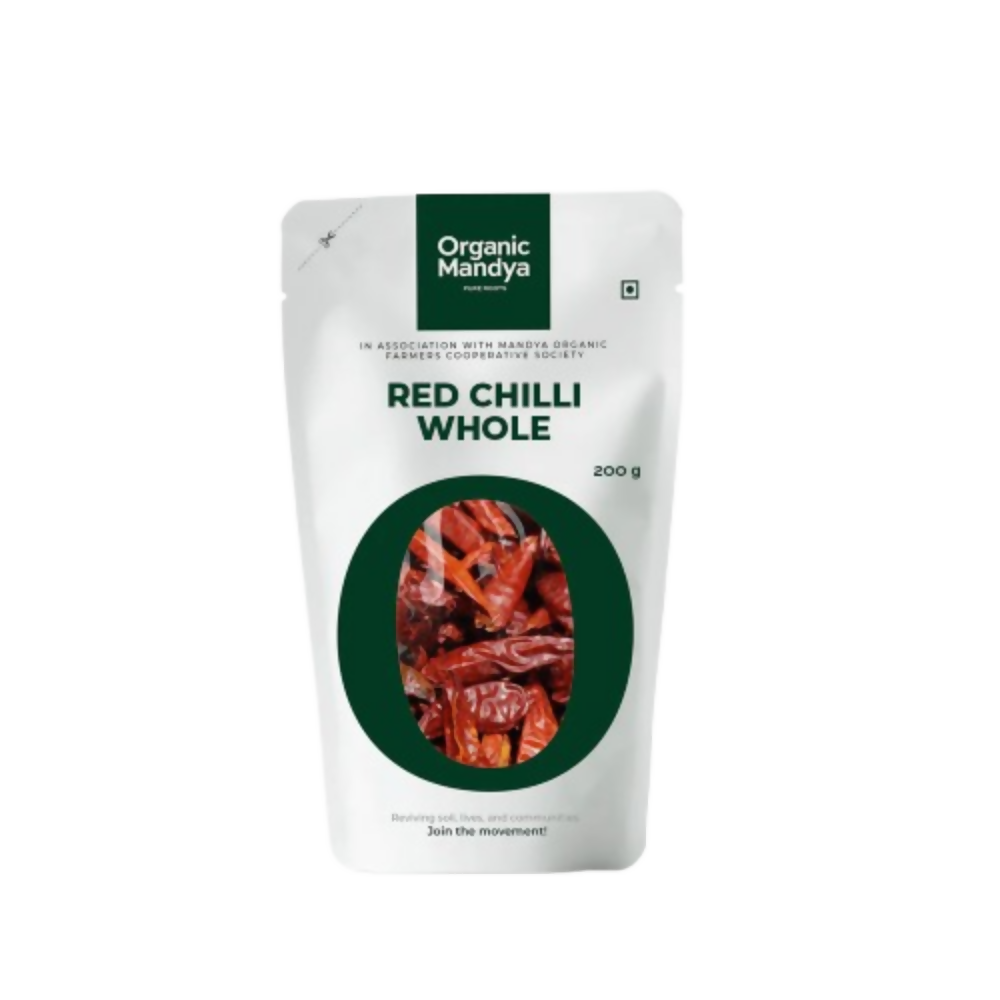 Organic Mandya Red Chilli Whole | Grocsy