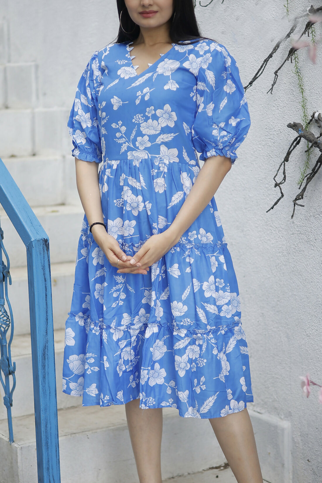 Aayaa Designer Printed One Piece Dress - Multi Color | Grocsy