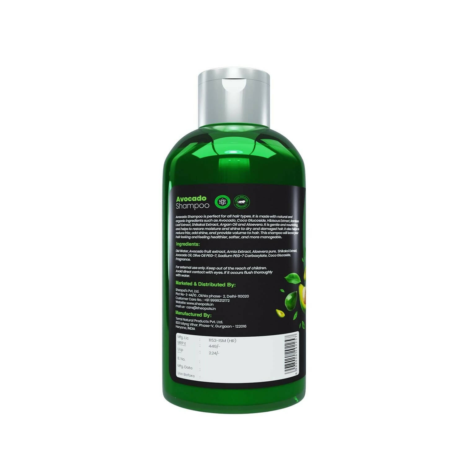 Sheopal's Avocado Shampoo | Grocsy