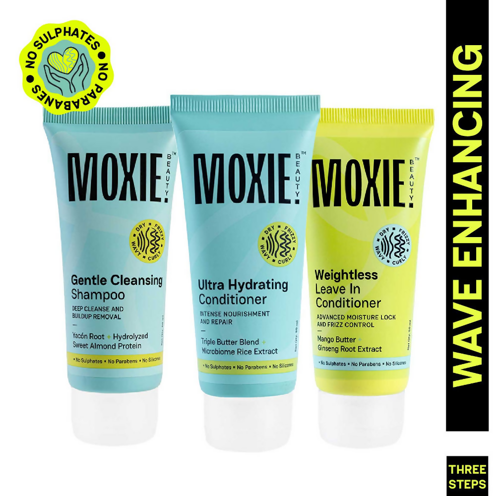Moxie Beauty Wavy Essentials Travel Trio | Grocsy