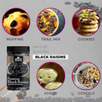 Nature Yard Black Raisins Seedless/kali kismis/kishmish dry fruit | Grocsy