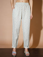 Myshka Women Multi Floral Kurta & Trousers | Grocsy