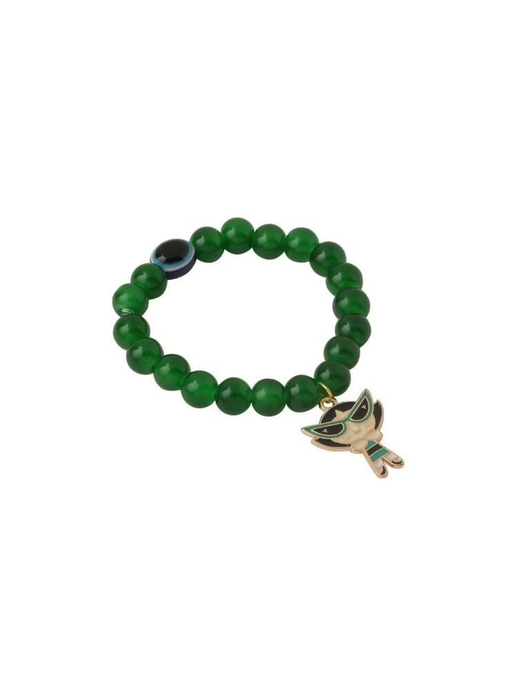 NVR Men & Women Green Artificial Beads Stylish Bracelet | Grocsy