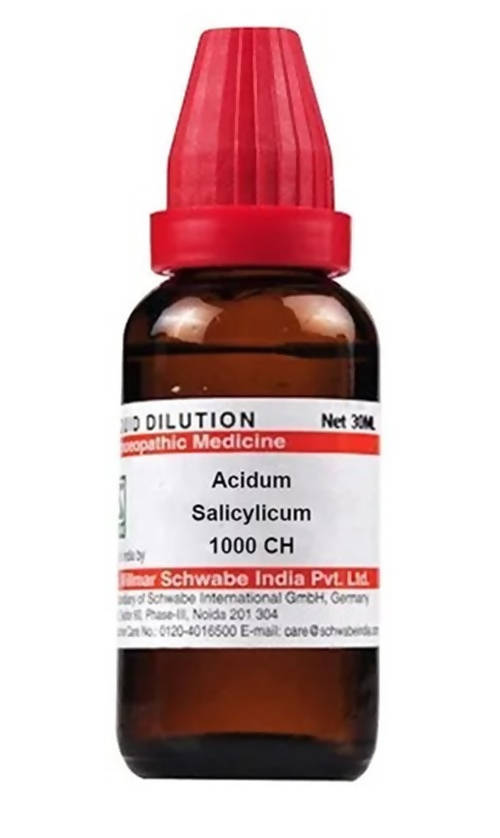 Dr. Willmar Schwabe India Acidum Salicylicum Dilution | Grocsy