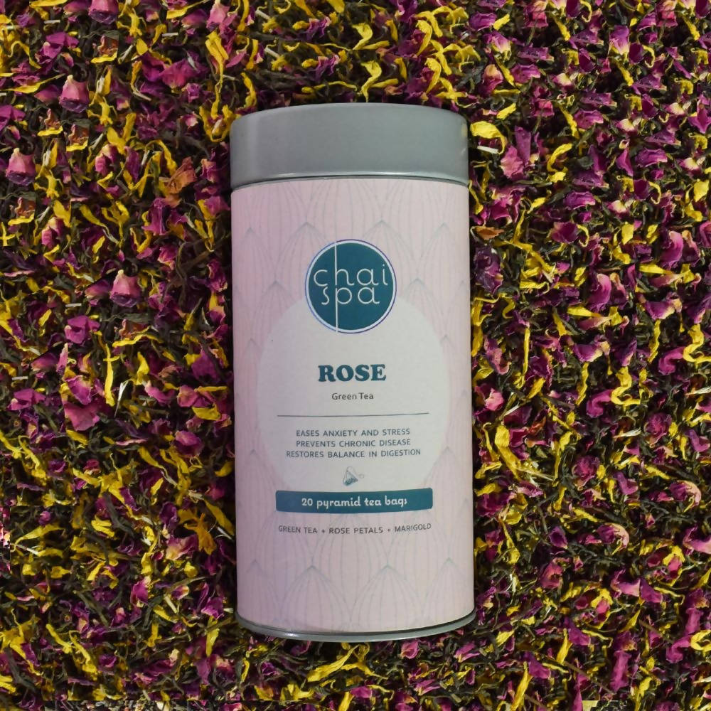 Chai Spa Rose Green Tea | Grocsy