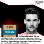Beardo Deep Sea Brick Soap | Grocsy