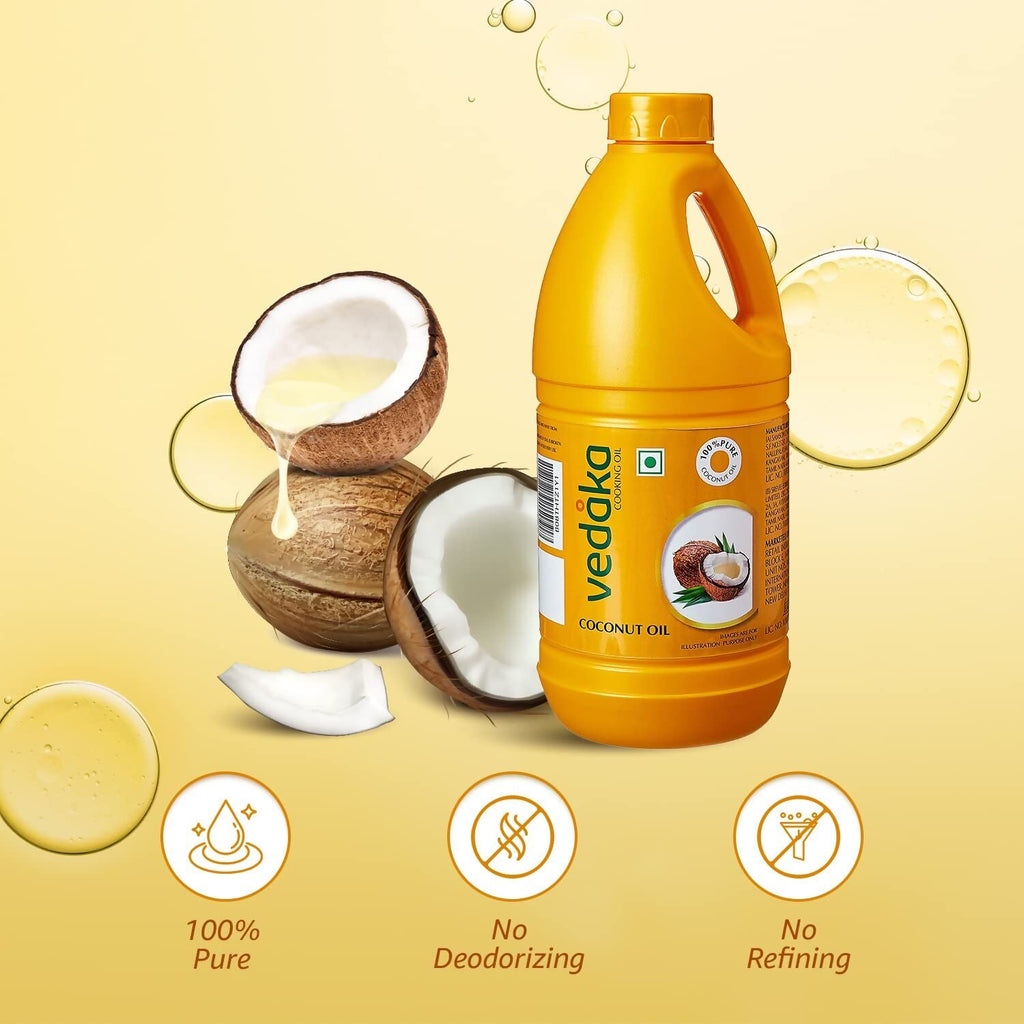 Vedaka Pure Coconut Oil | Grocsy