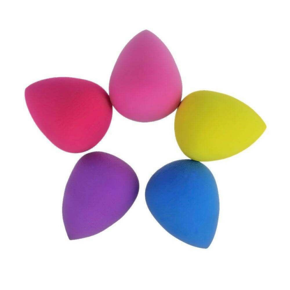 Favon Pack of 5 Mini Beauty Sponge Blender Puffs for Small Applicating Areas | Grocsy