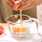 Not Available Glass Measuring Jug with Lid | Grocsy